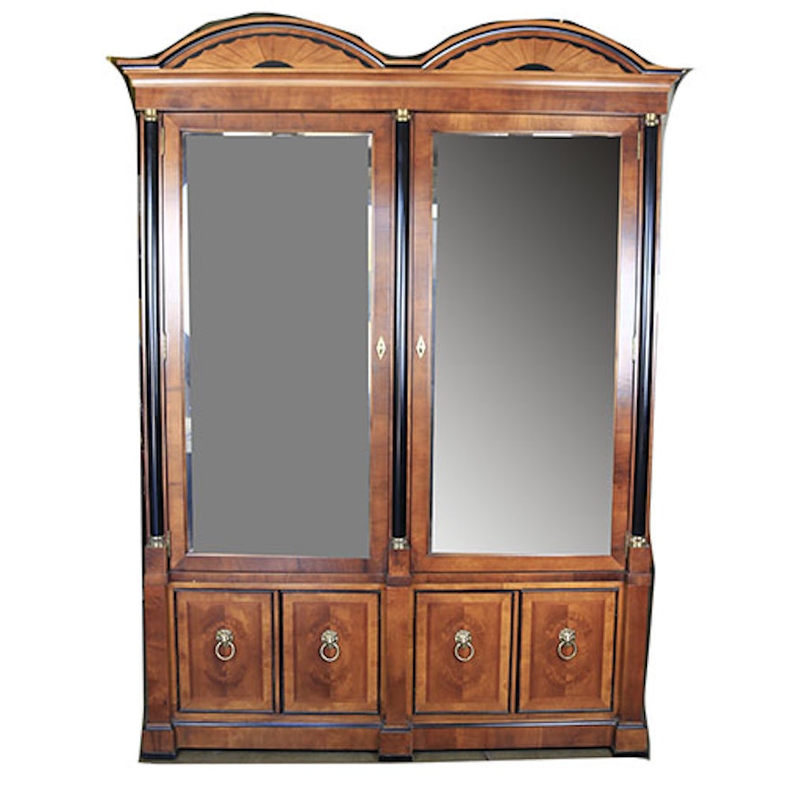 Late 20th Century Biedermeier Style China Cabinet by Century