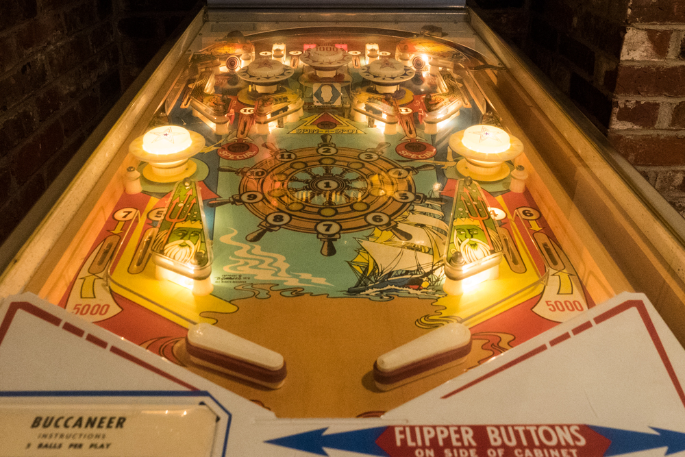 Vintage Gottlieb's "Buccaneer" Pinball Machine