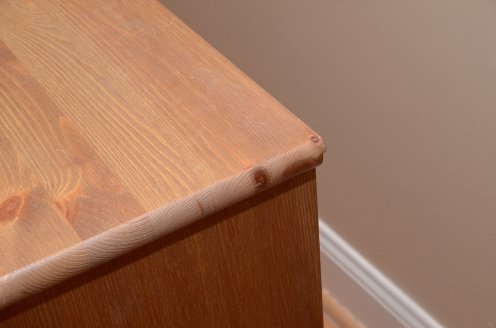 IKEA Leksvik Solid Pine Television Cabinet