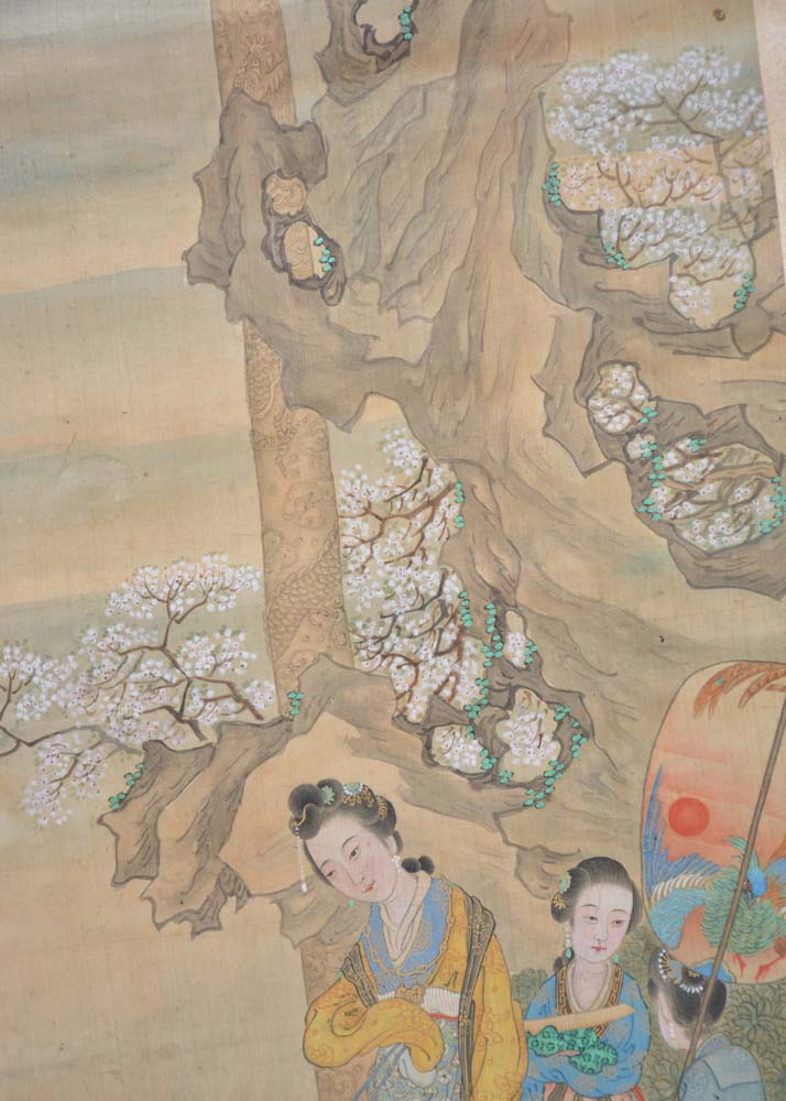 Chinese Hanging Scroll Painting on Silk