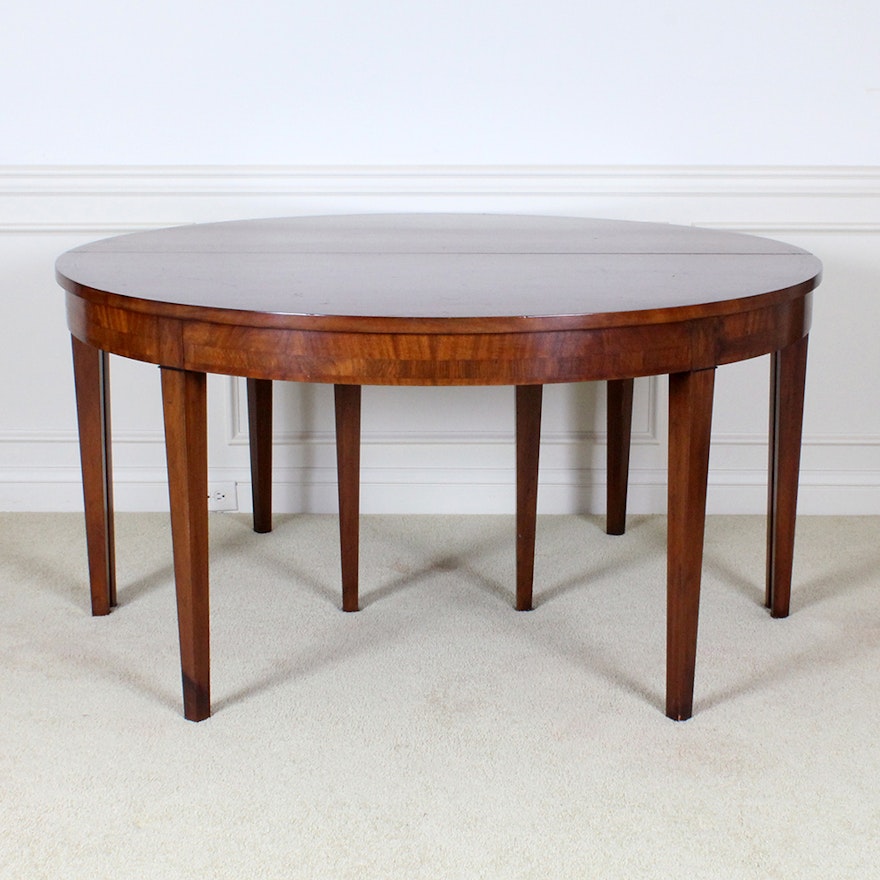 Federal Style Mahogany  Dining Table