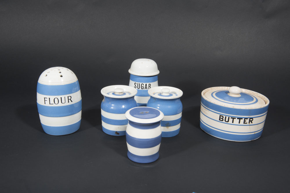 Assortment of Vintage T.G. Green & Co. Ltd. Cornishware