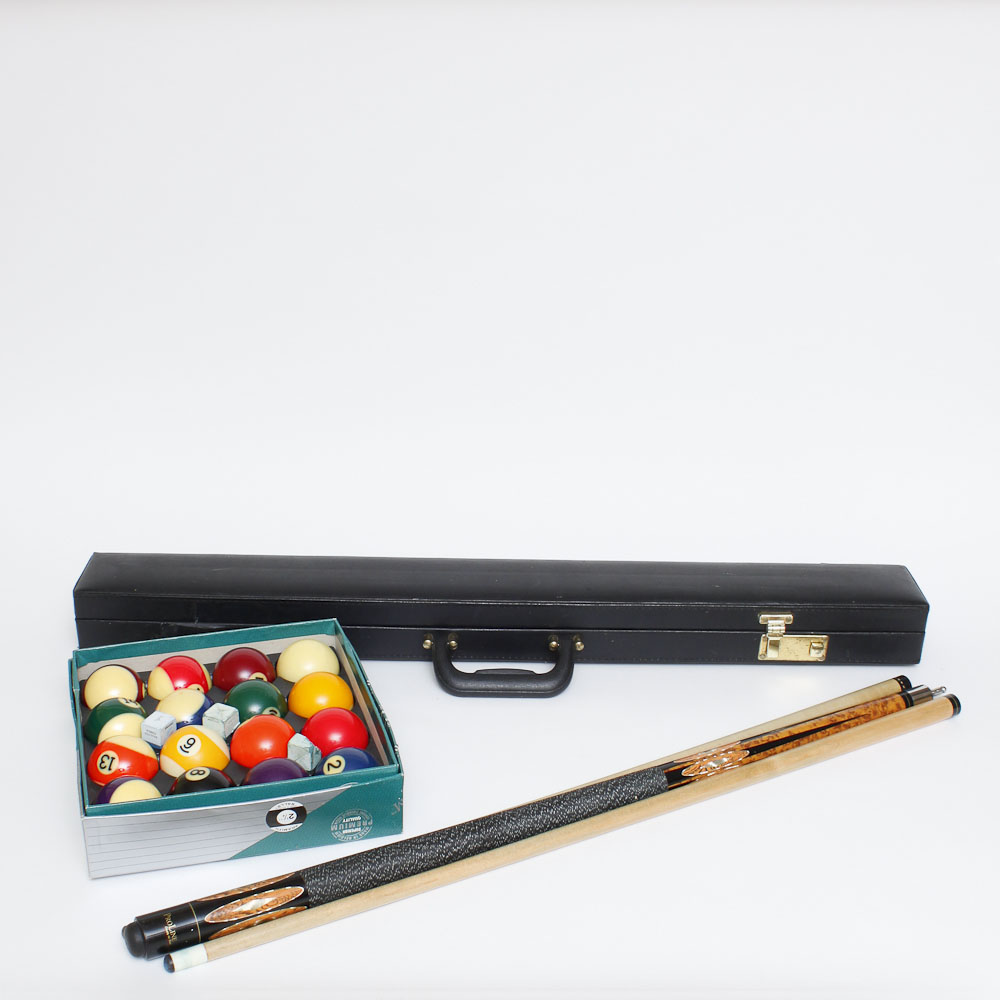 ProLine and Brunswick Pool Sticks and Aramith Premium Billiard Balls
