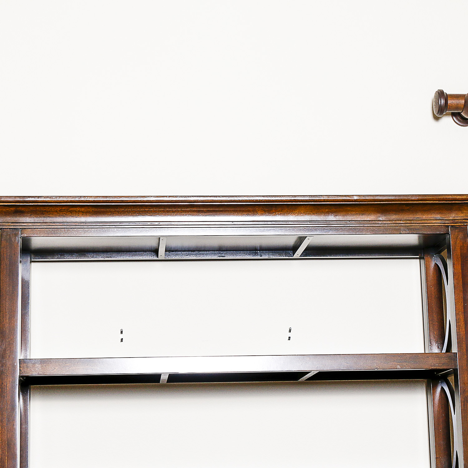 Oversized Wooden Display Shelf