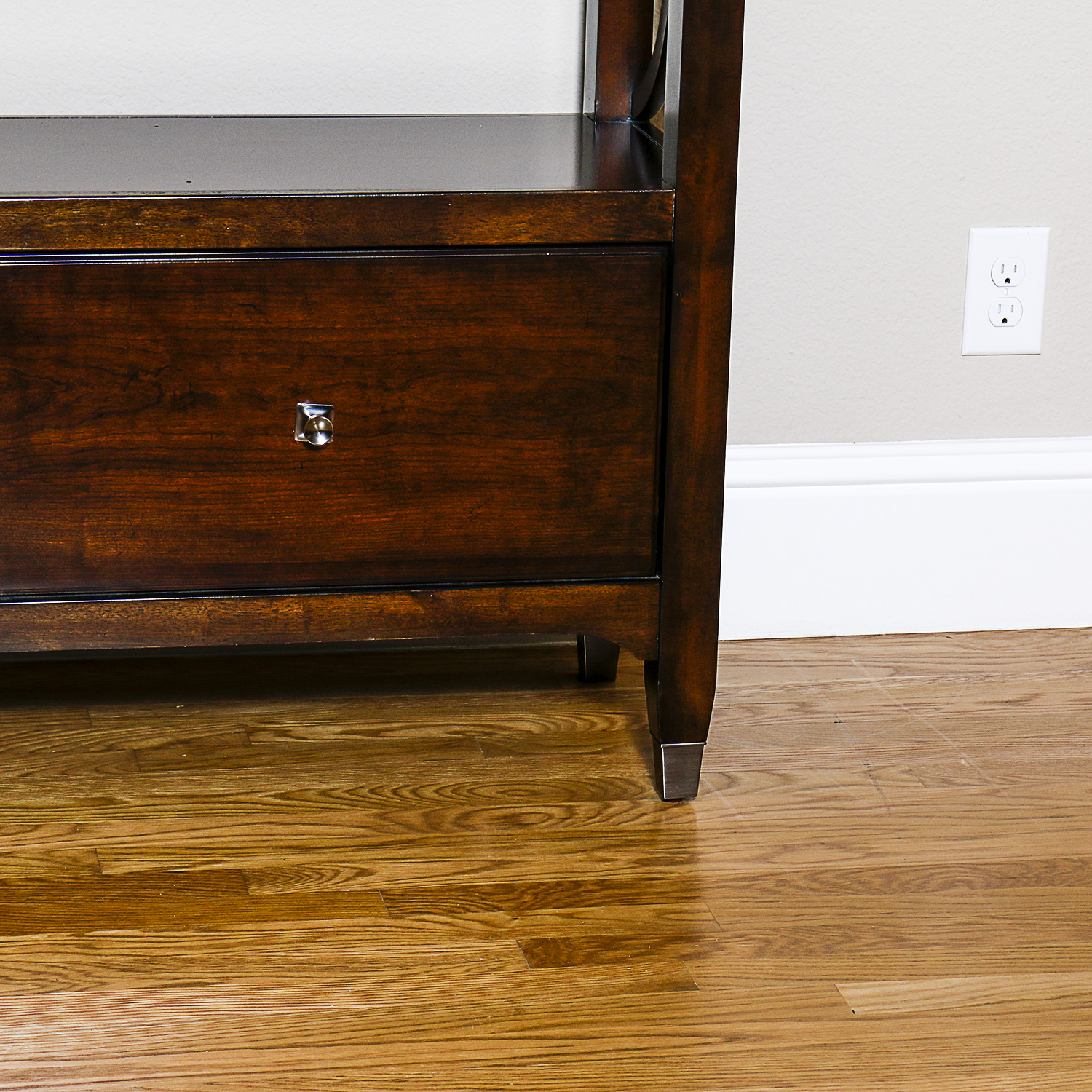 Oversized Wooden Display Shelf