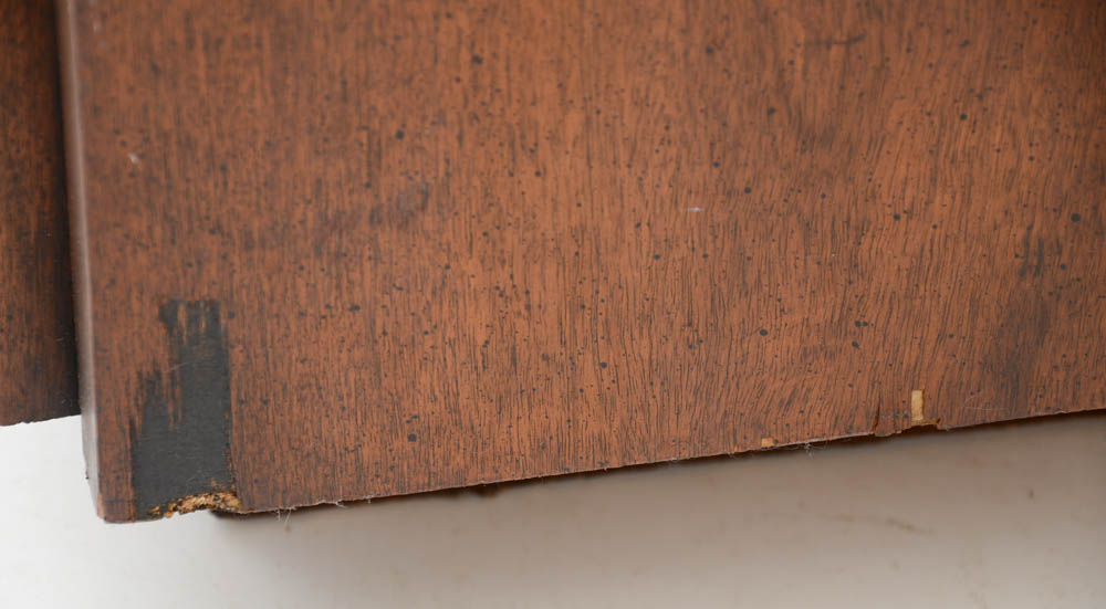 Lane Brutalist Style High Chest in Walnut Finish