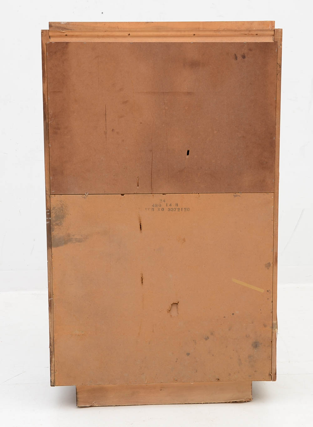 Lane Brutalist Style High Chest in Walnut Finish