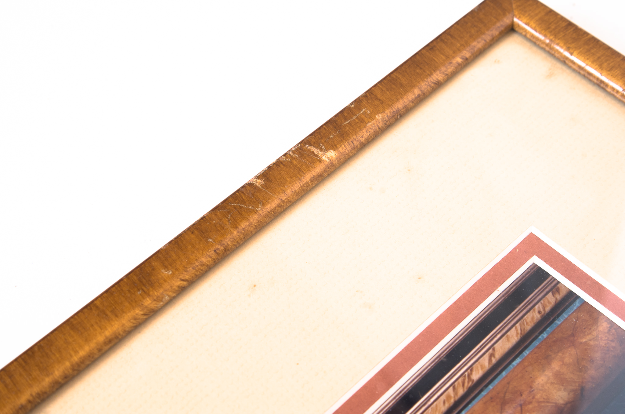 Framed Pair of Parlor Design Photographs