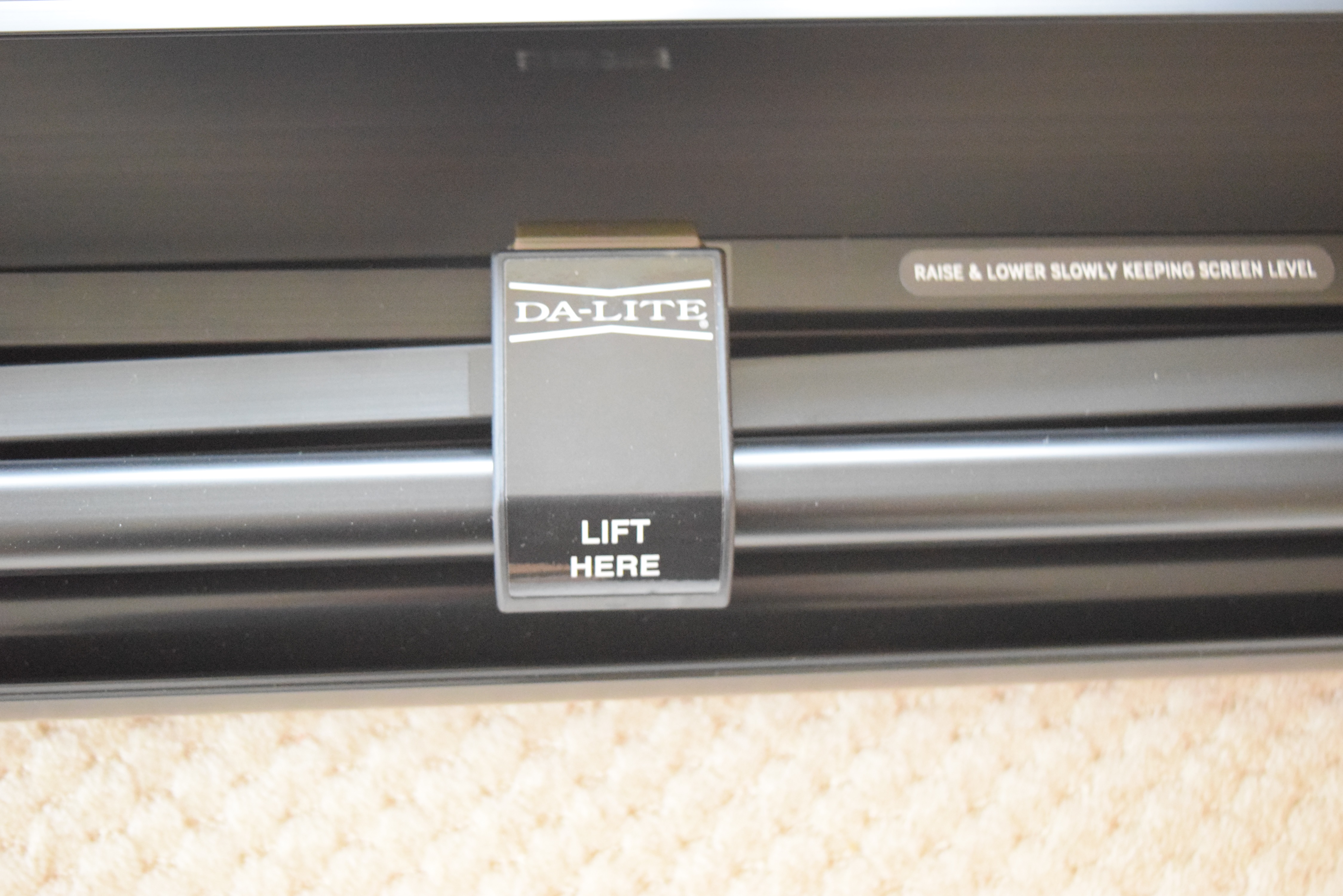 EIKI Multi-Media Projector (LC-XNB3) and a Da-Lite Theatre Screen