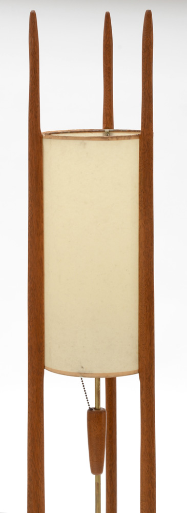 Modeline Walnut Floor Lamp by Adrian Pearsall