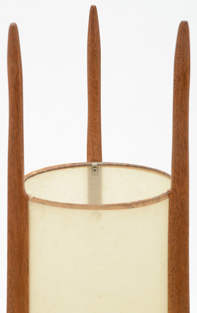 Modeline Walnut Floor Lamp by Adrian Pearsall