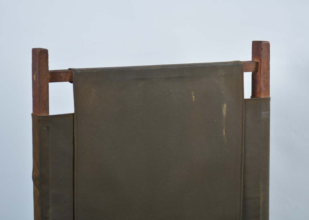 Reclining Coated Canvas Camp Chairs