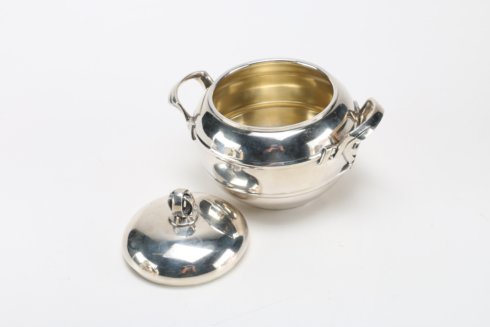 Ercuis 1937 Silver Plate Tea and Coffee Service Set