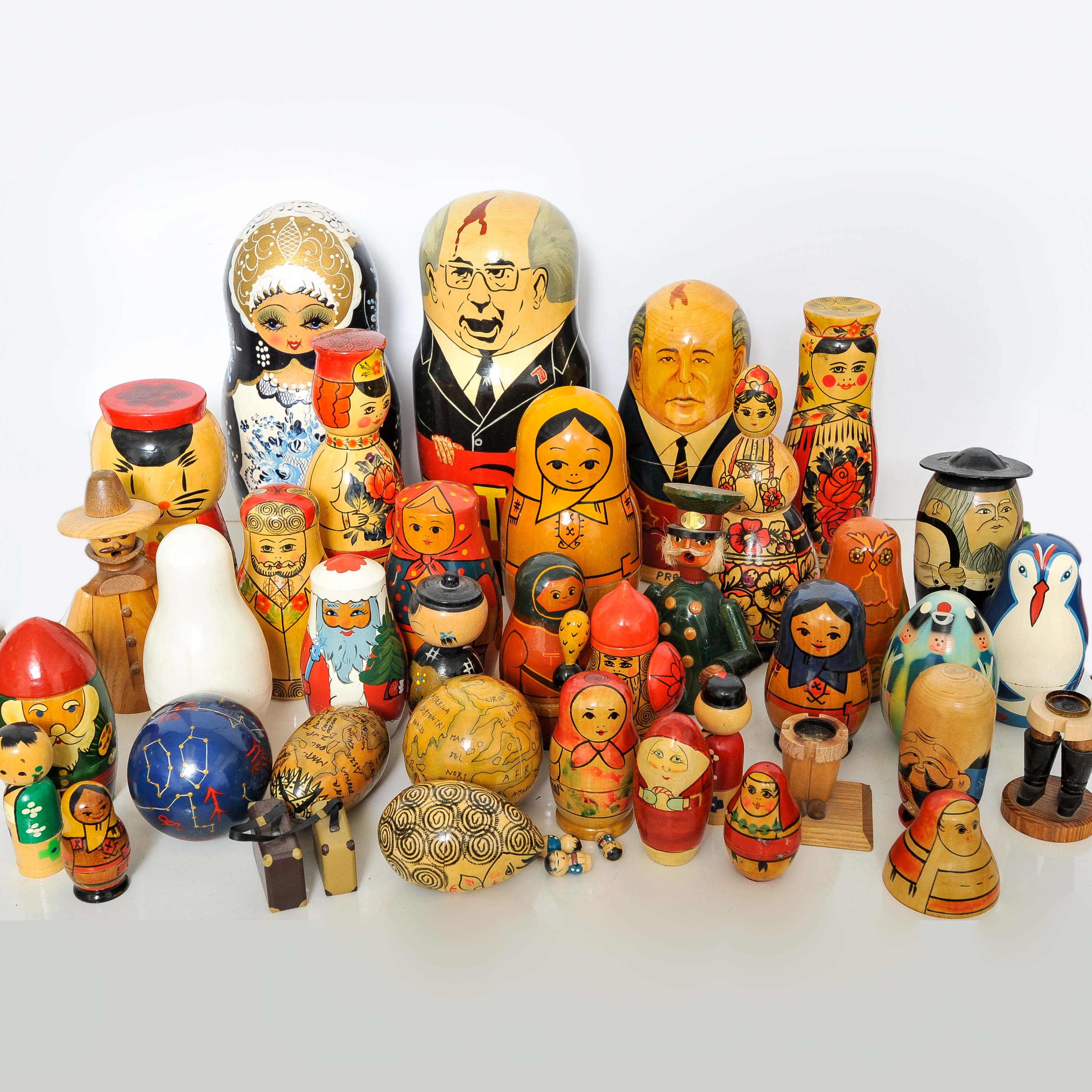 Collection of Matryoshka Nesting Dolls