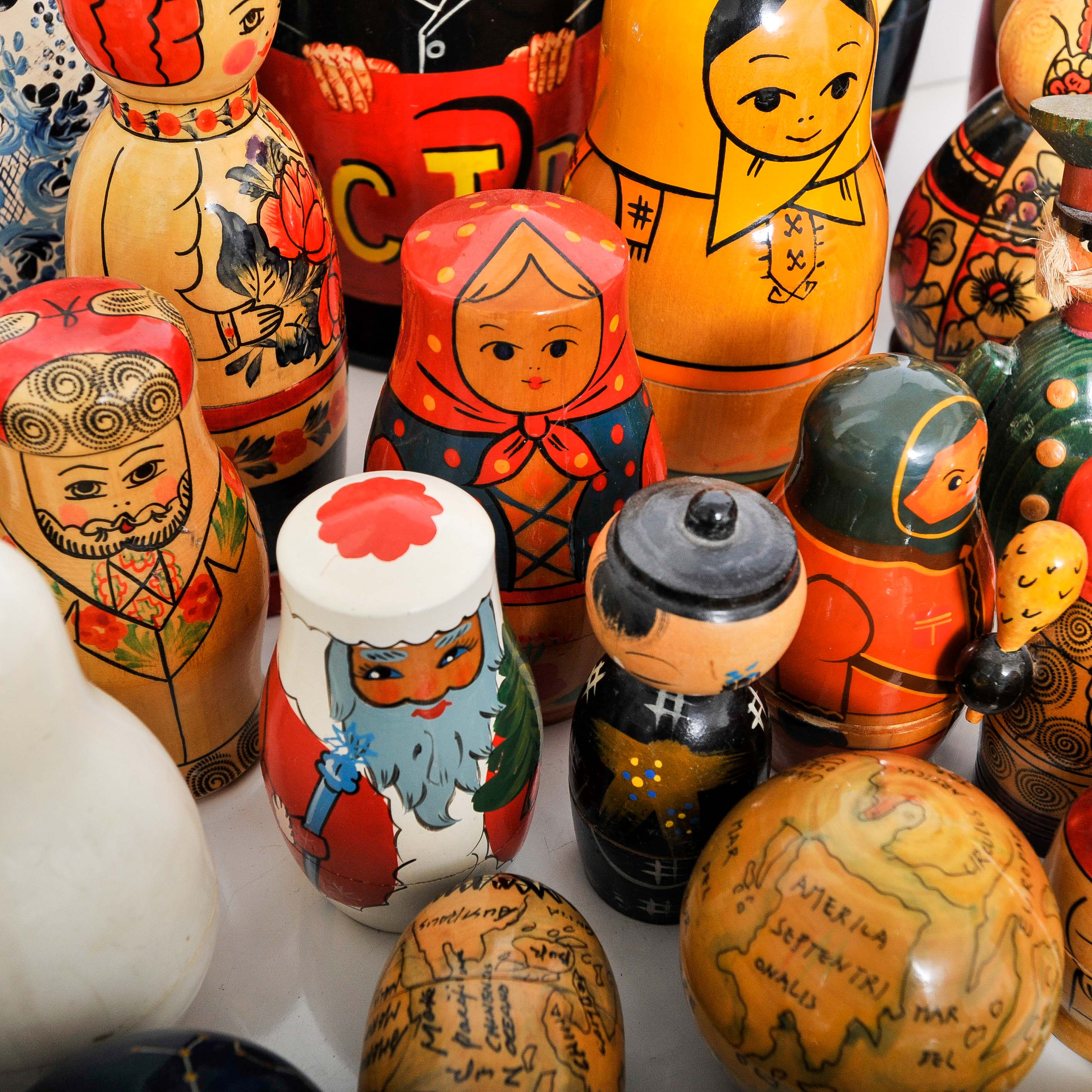Collection of Matryoshka Nesting Dolls