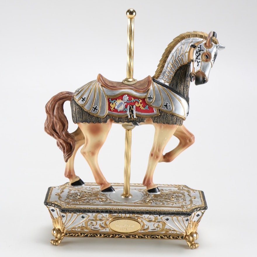 San Francisco Music Box Company "Royal Crest" Carousel Horse