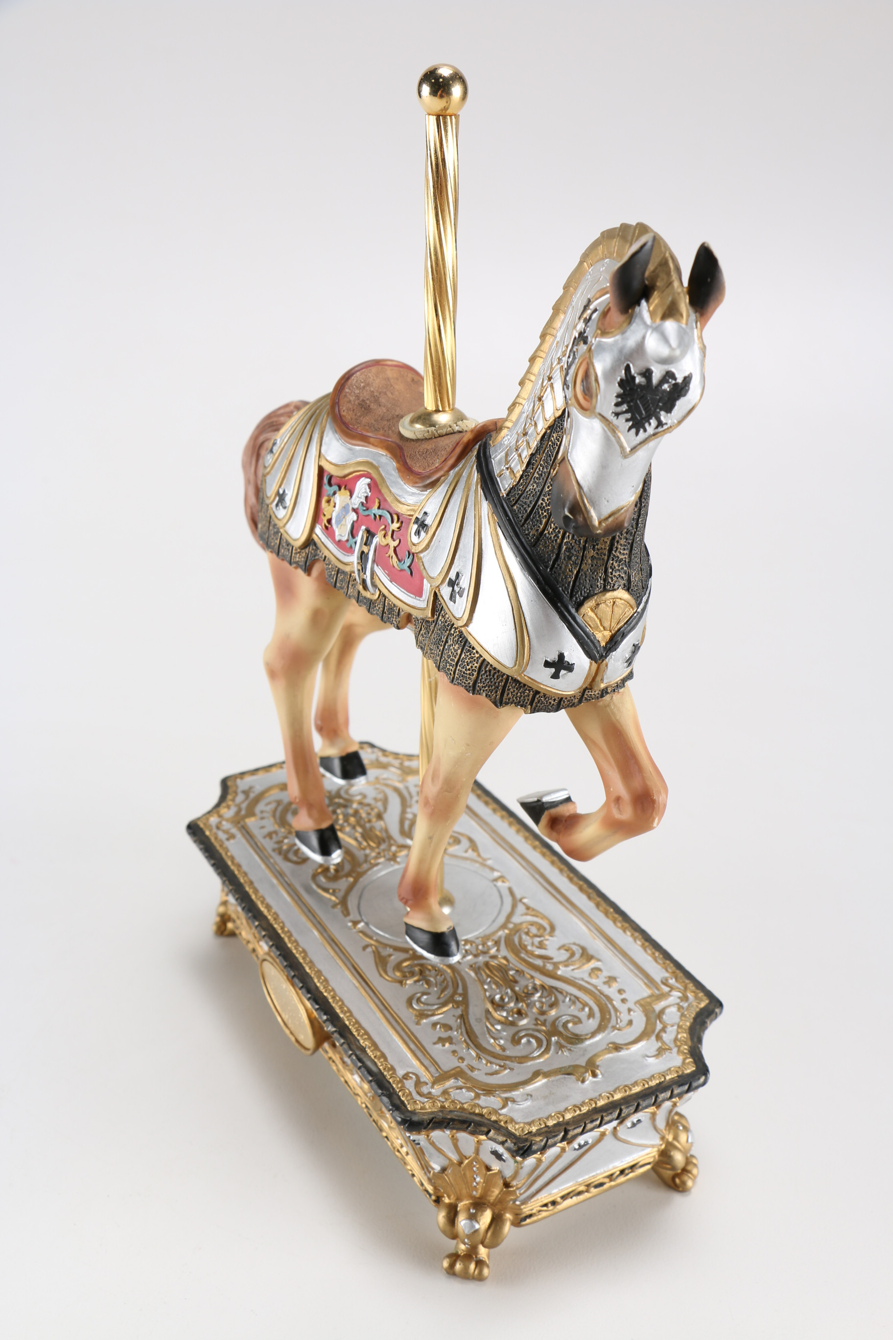 San Francisco Music Box Company "Royal Crest" Carousel Horse