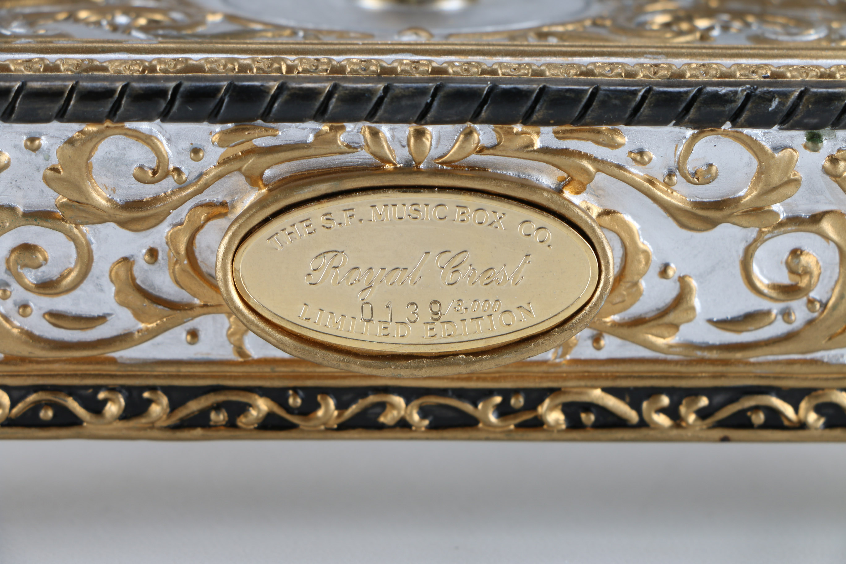 San Francisco Music Box Company "Royal Crest" Carousel Horse