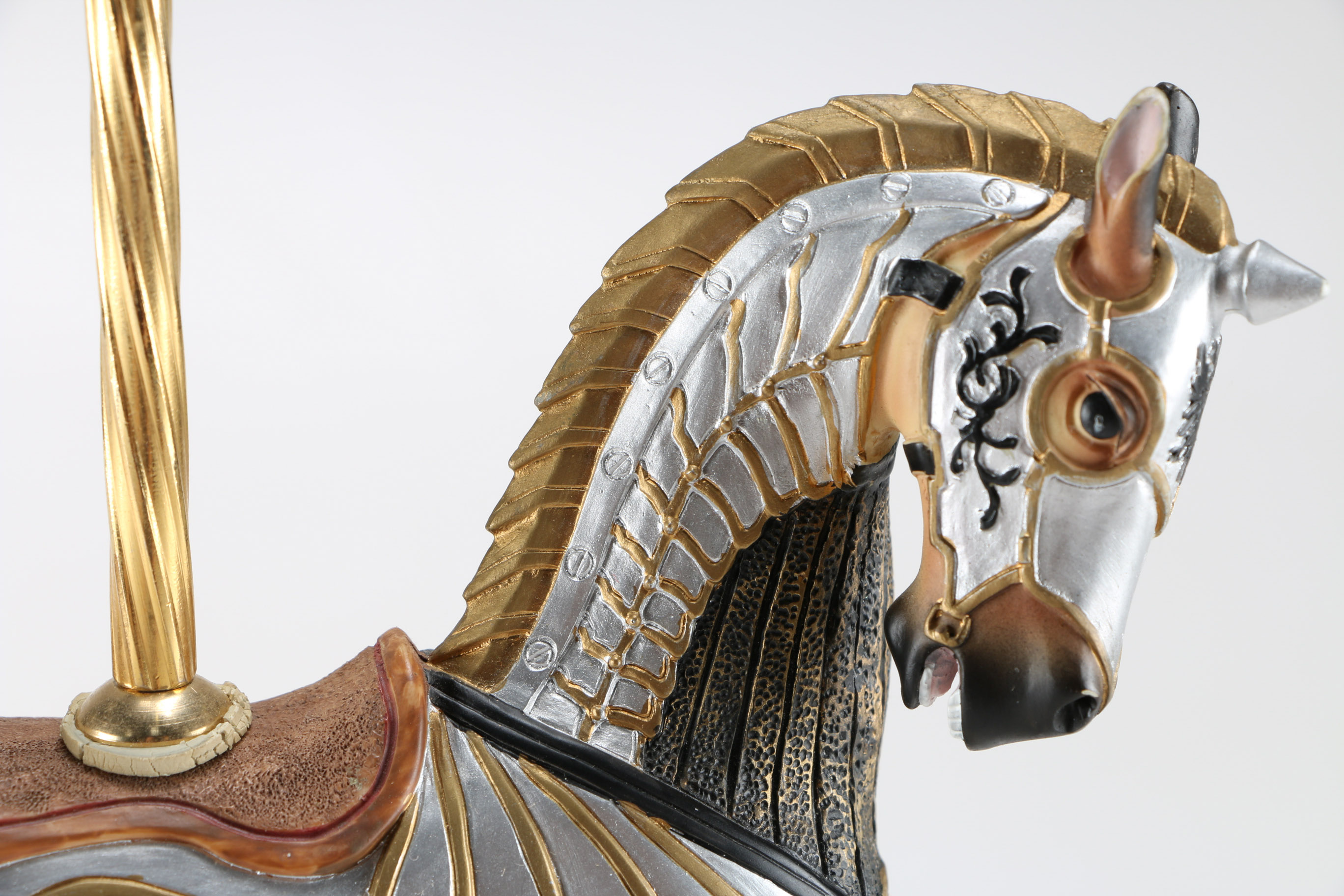 San Francisco Music Box Company "Royal Crest" Carousel Horse