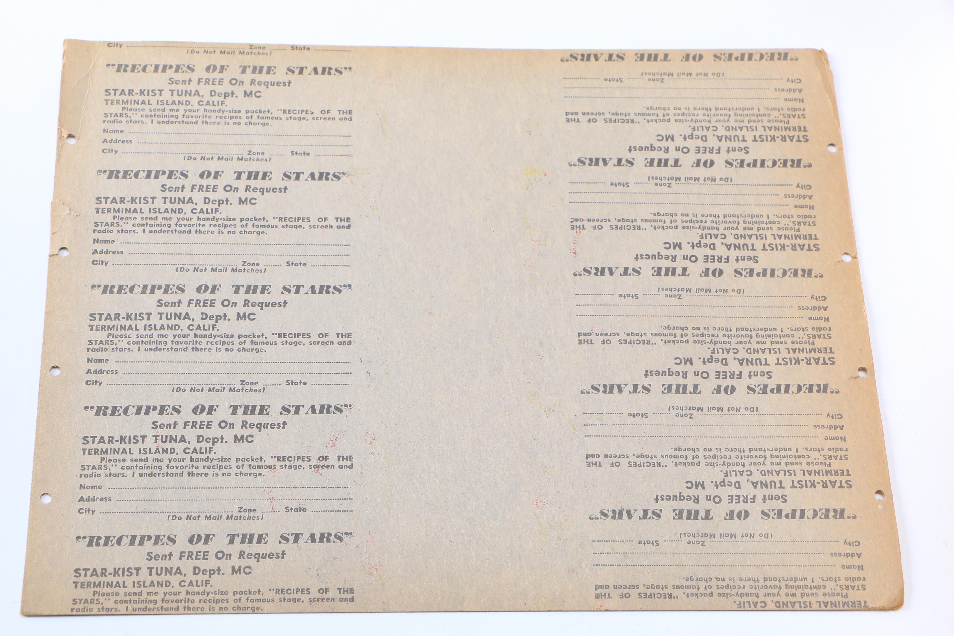 Vintage Starkist "Charlie the Tuna" Paraphernalia