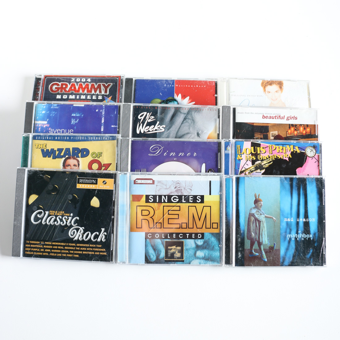 REM, Dave Matthews, Wizard of Oz and Other Pop/Soundtrack CDs