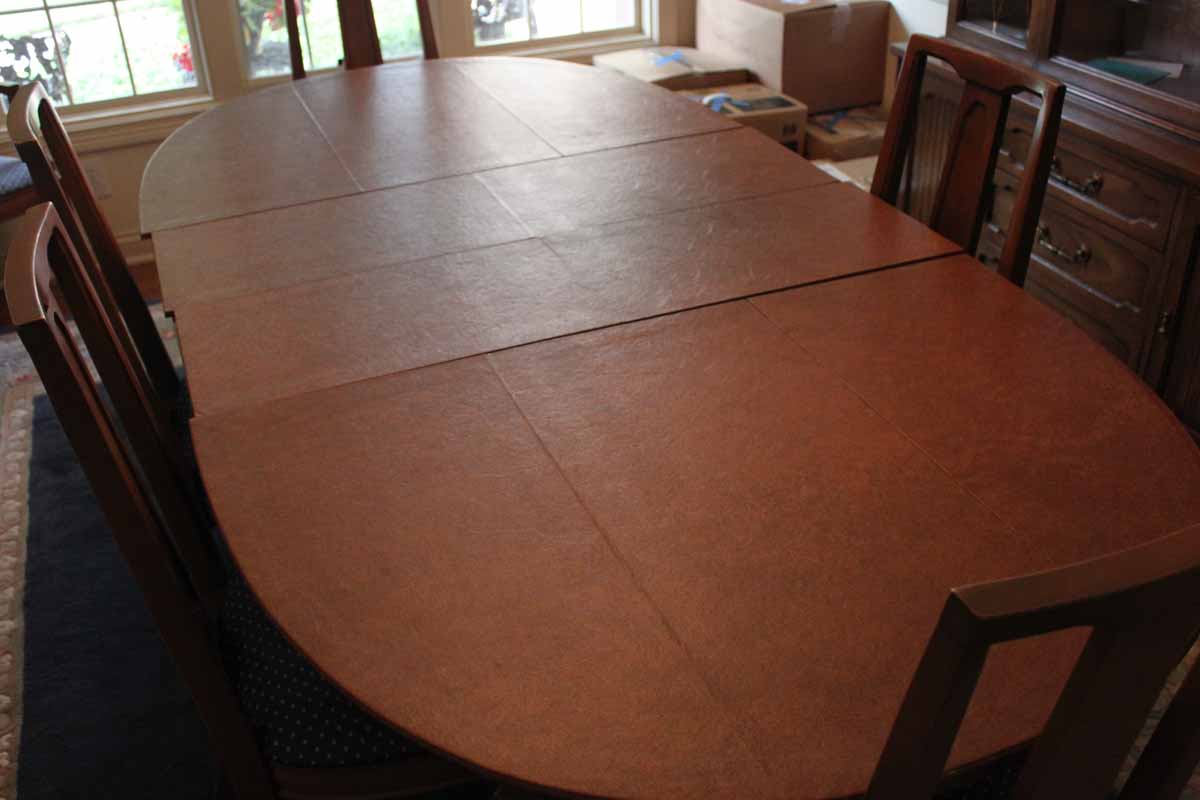 Mid-Century Broyhill Lenoir House Dining Room Table and Chairs