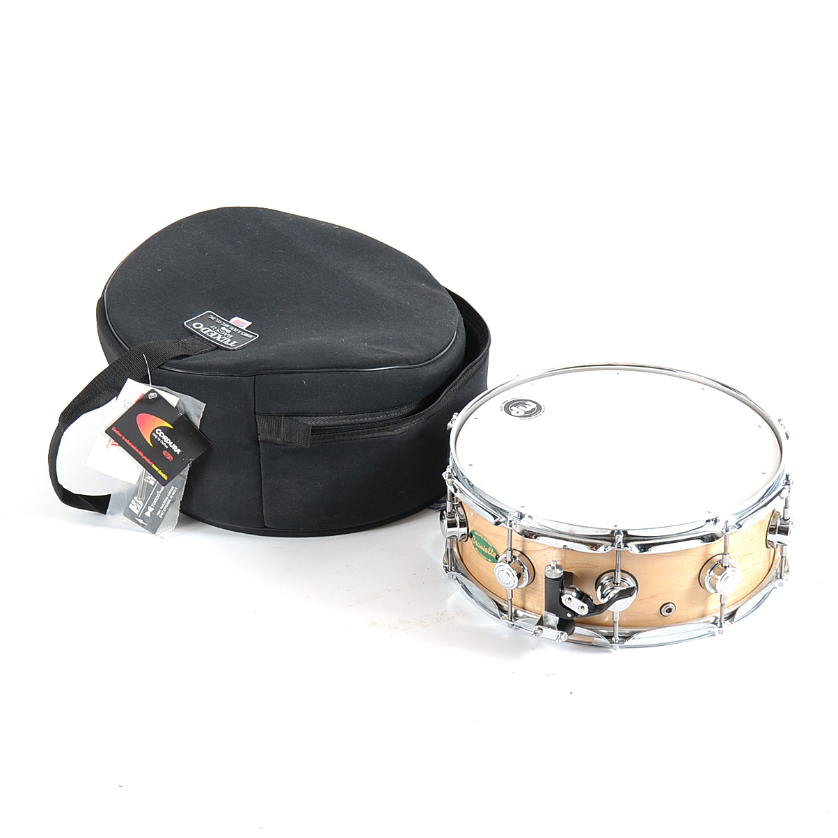 Signed Craviotto Snare Drum With Canvas Case