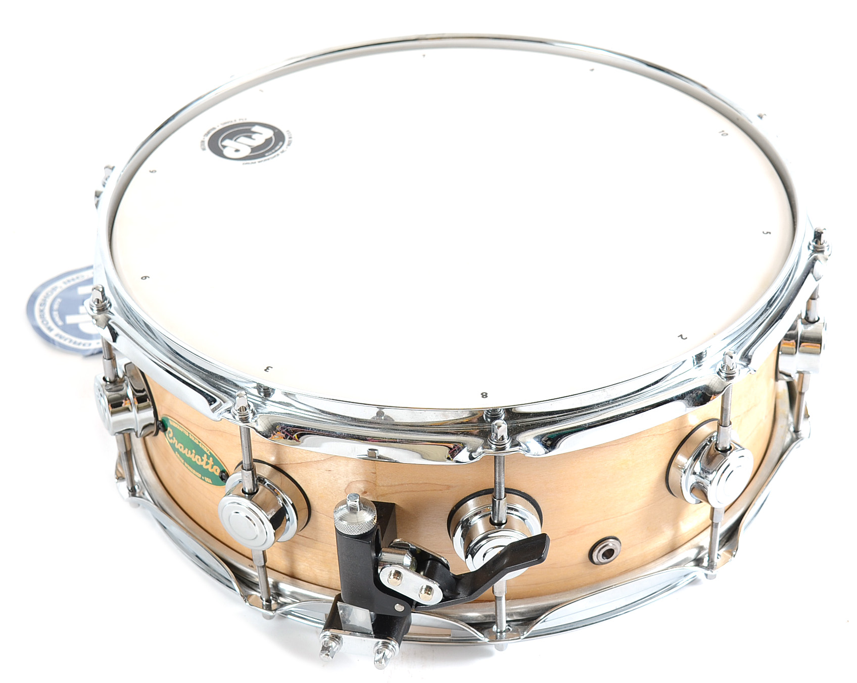 Signed Craviotto Snare Drum With Canvas Case