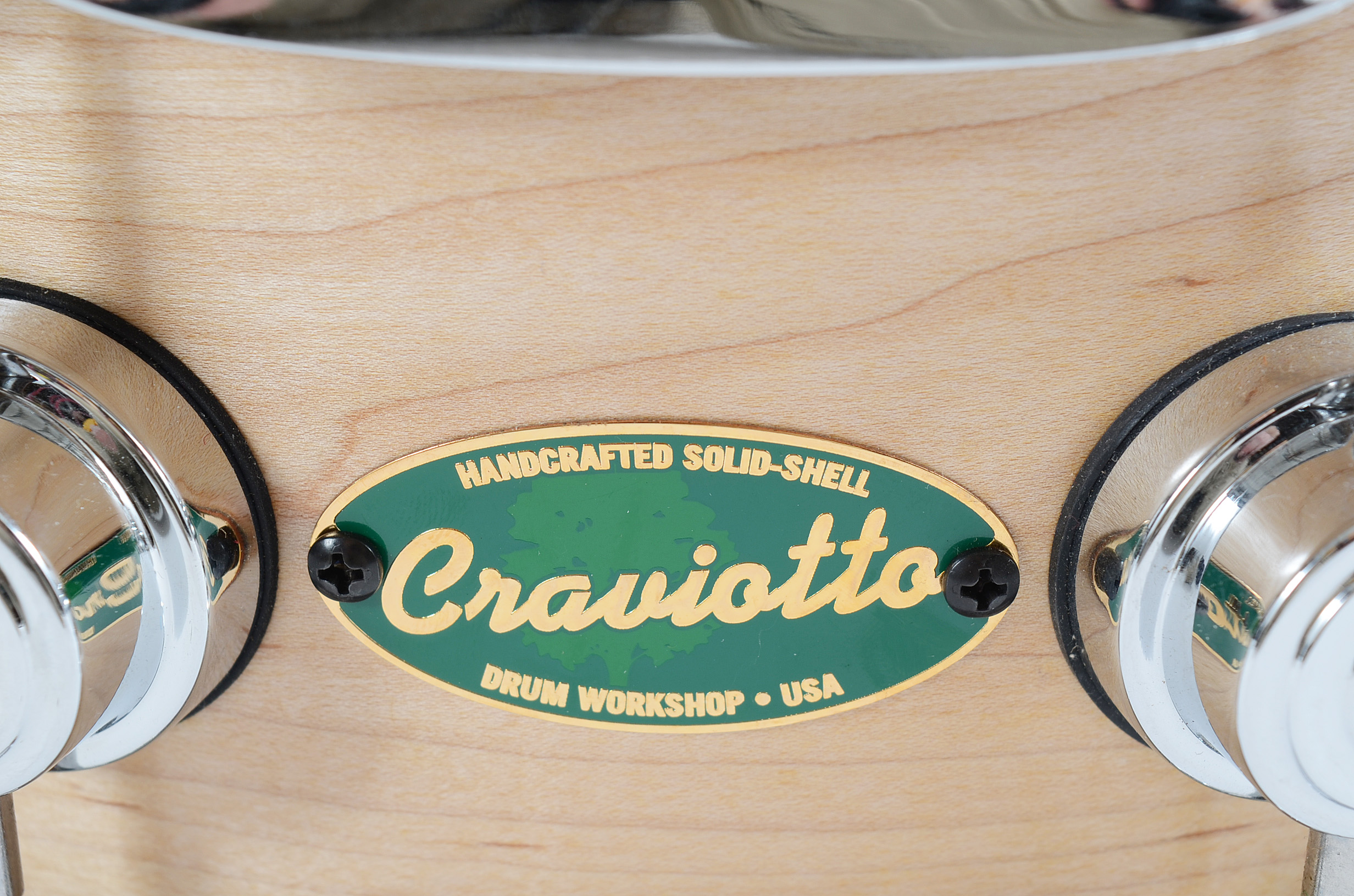 Signed Craviotto Snare Drum With Canvas Case