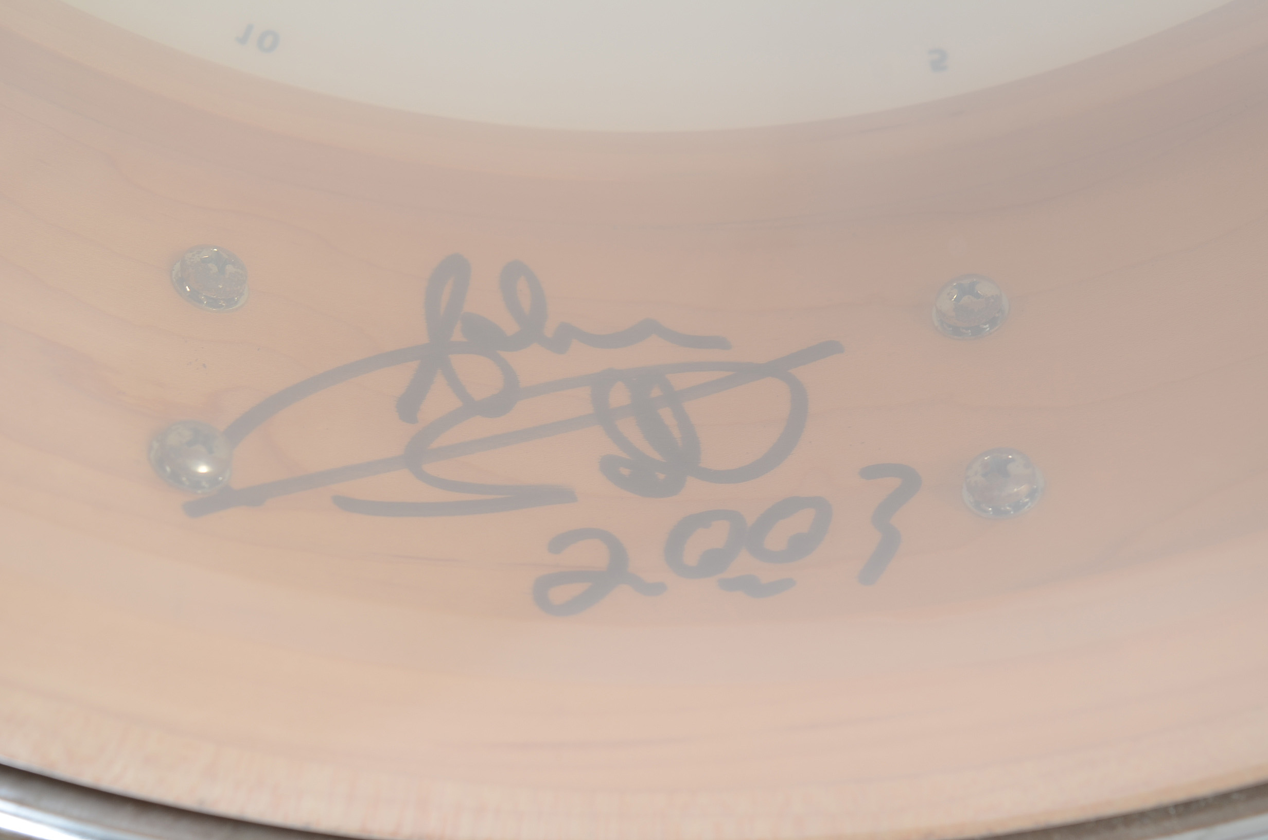 Signed Craviotto Snare Drum With Canvas Case