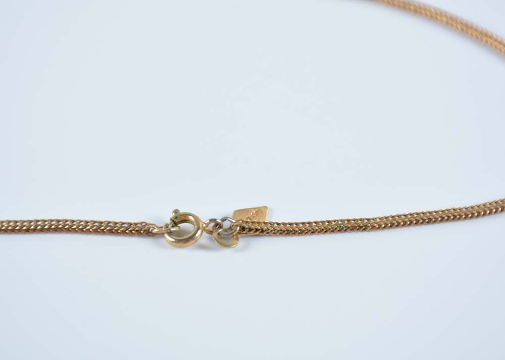 Gold Tone Necklaces and Pendants