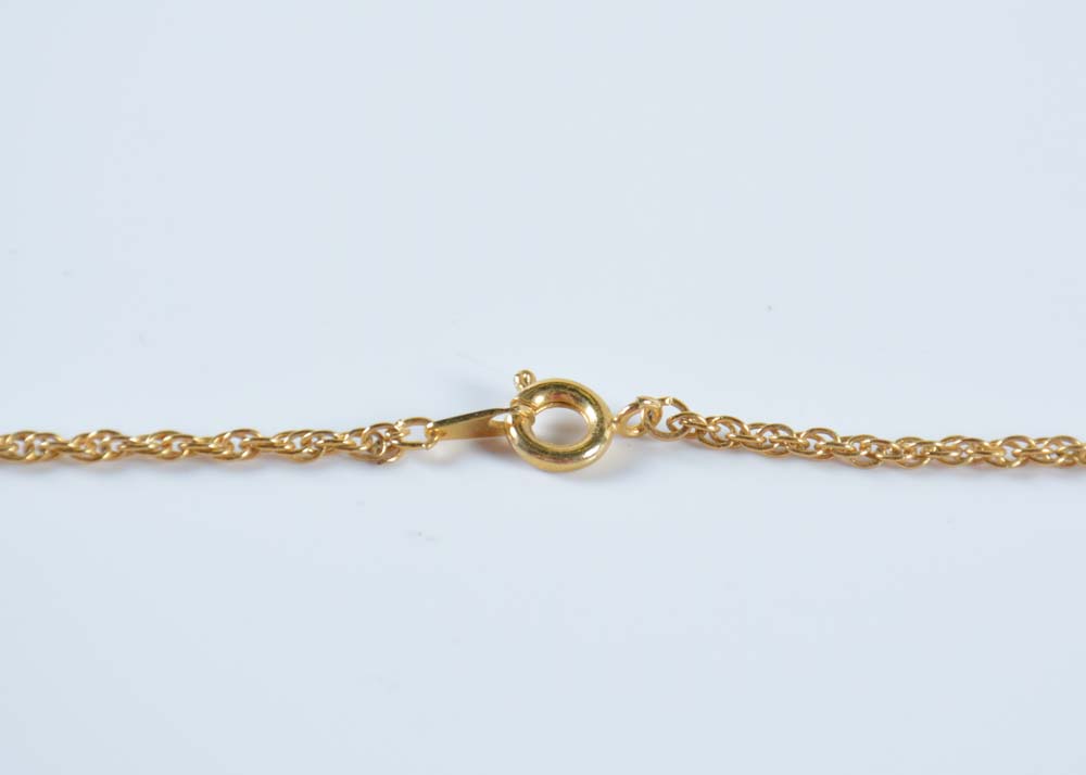 Gold Tone Necklaces and Pendants