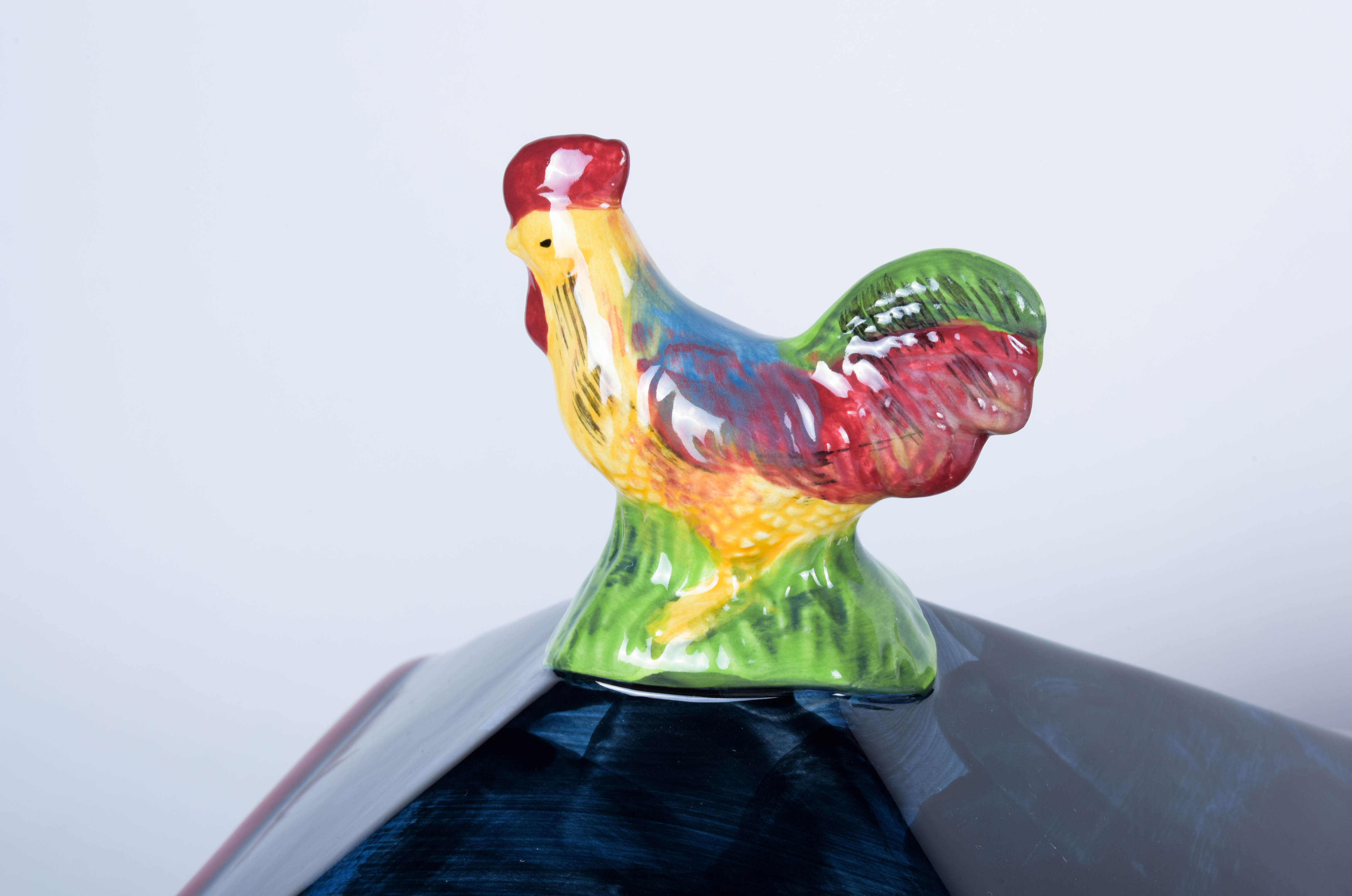 Susan Winget "Sunrise" Canister Set and Rooster Decor