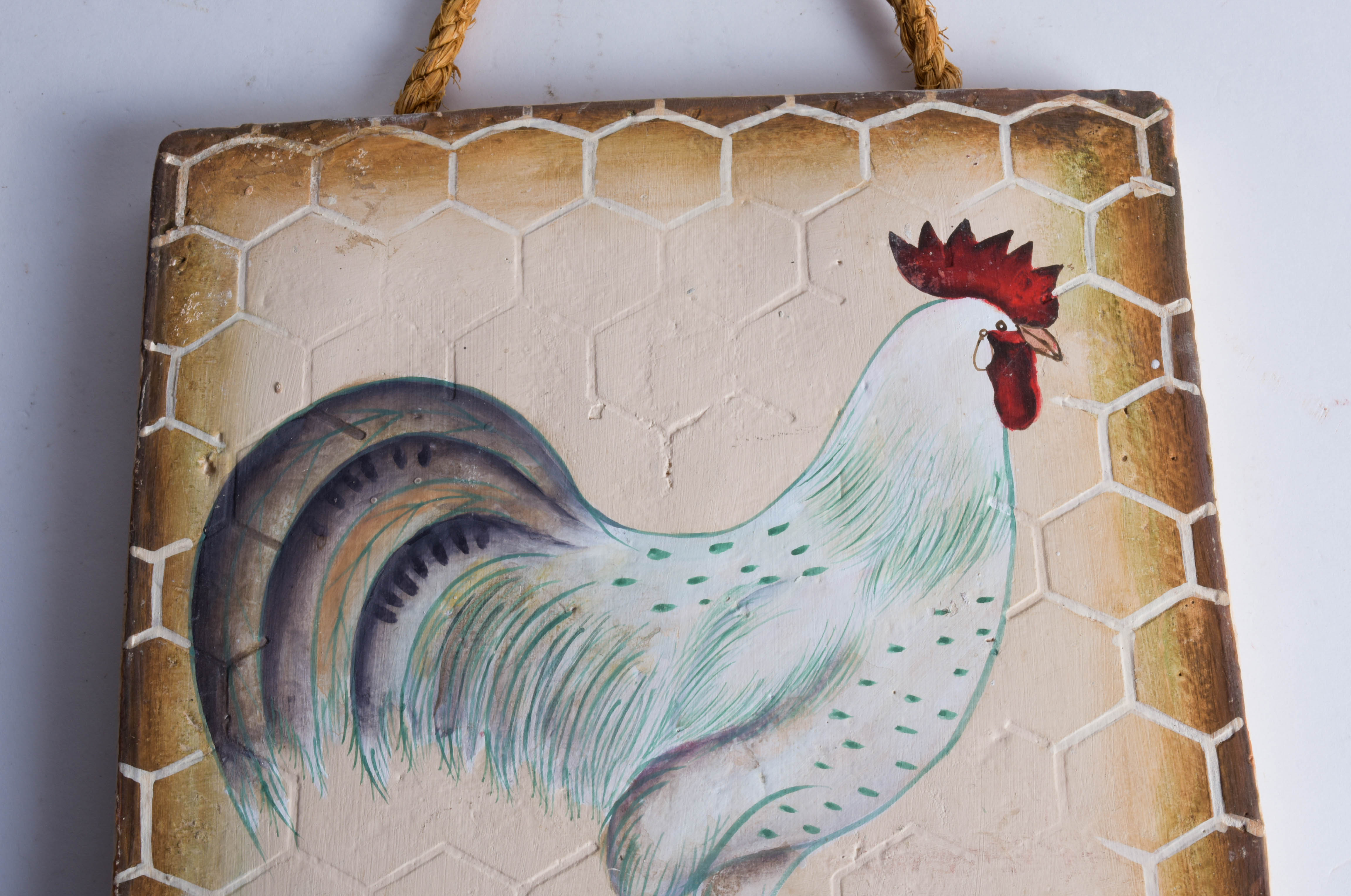 Susan Winget "Sunrise" Canister Set and Rooster Decor