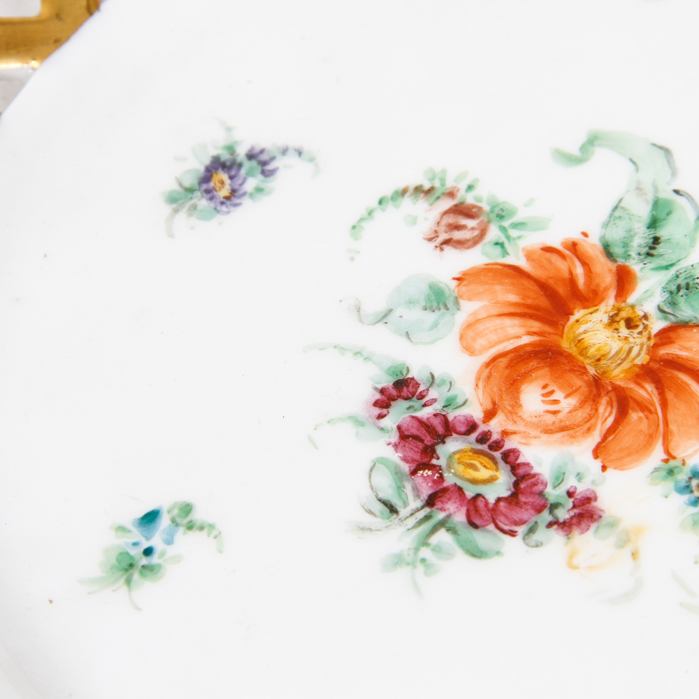 Collection of Vintage Gold Tone China including Bavaria