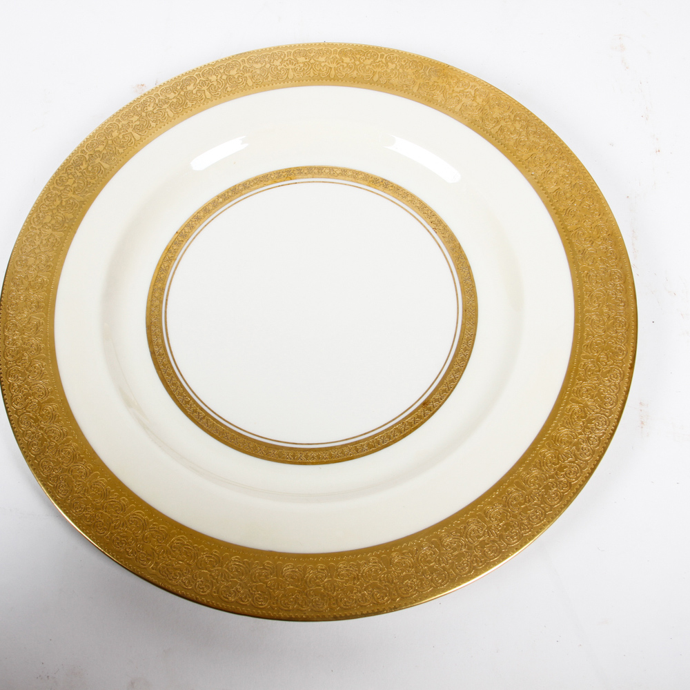 Collection of Vintage Gold Tone China including Bavaria