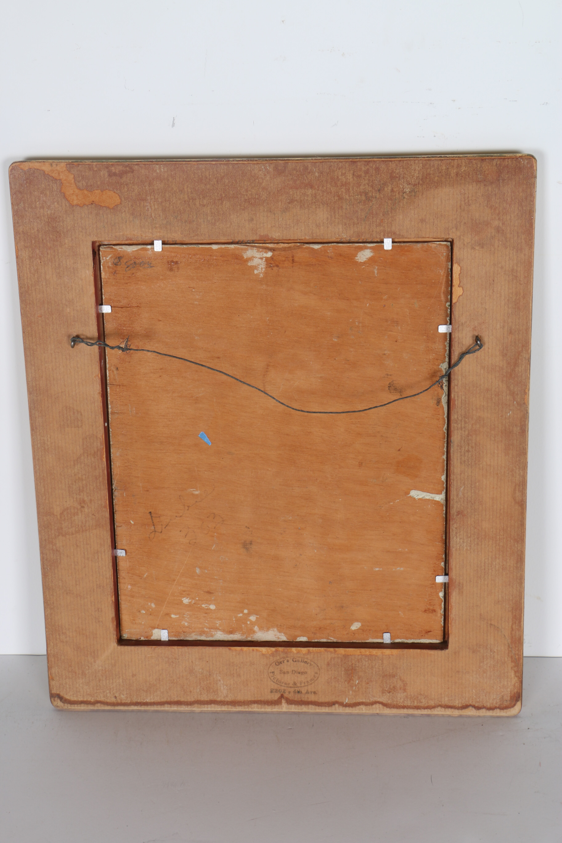 Linwood Payson Ames Oil Painting of Wintry Scene