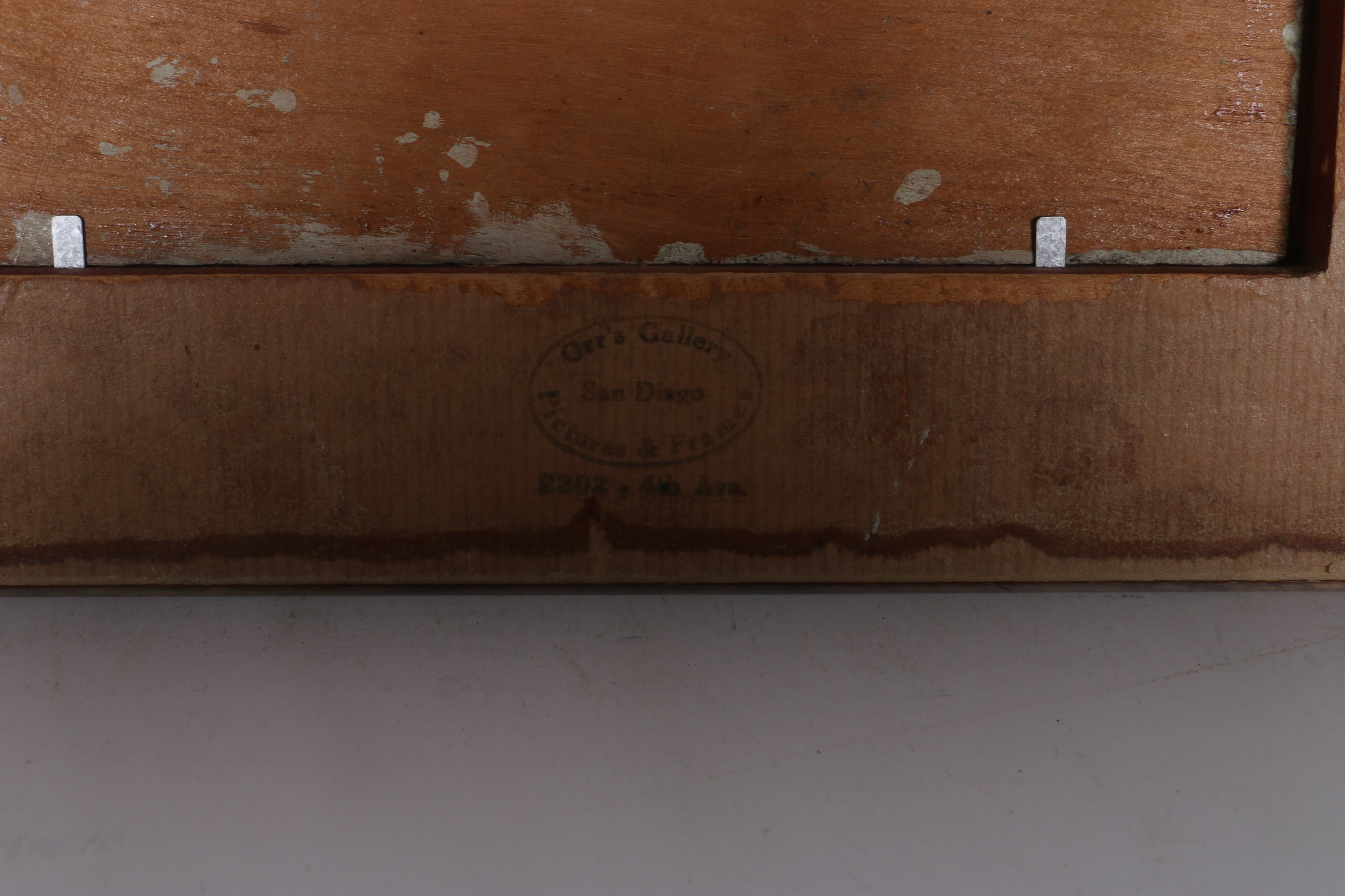 Linwood Payson Ames Oil Painting of Wintry Scene