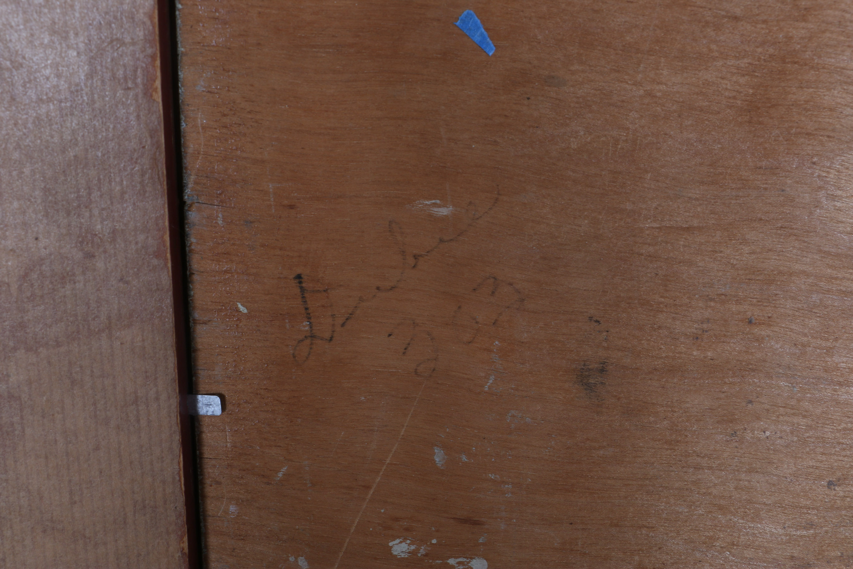 Linwood Payson Ames Oil Painting of Wintry Scene