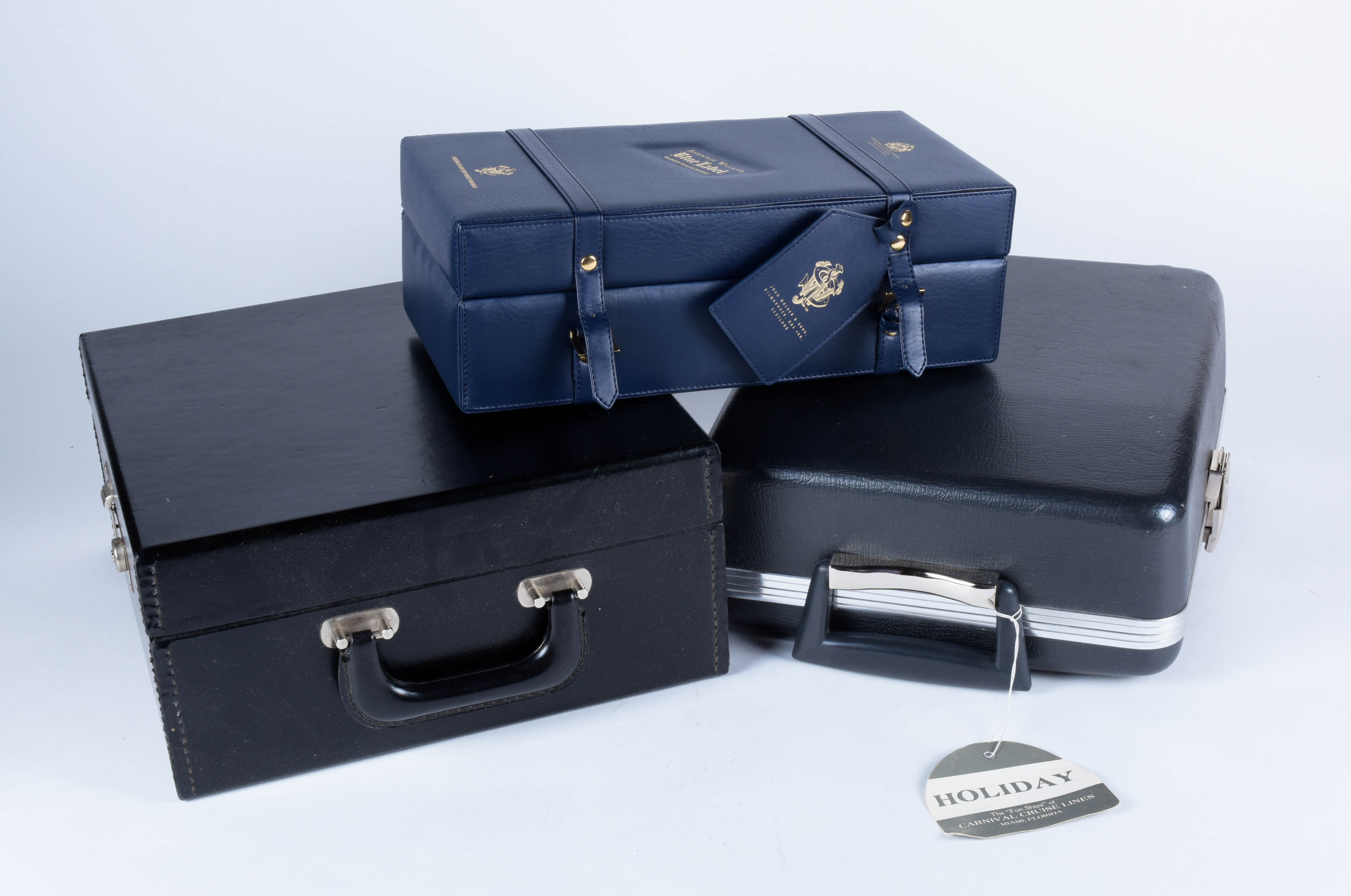 Barware Cases and Johnnie Walker Blue Label Whiskey Box