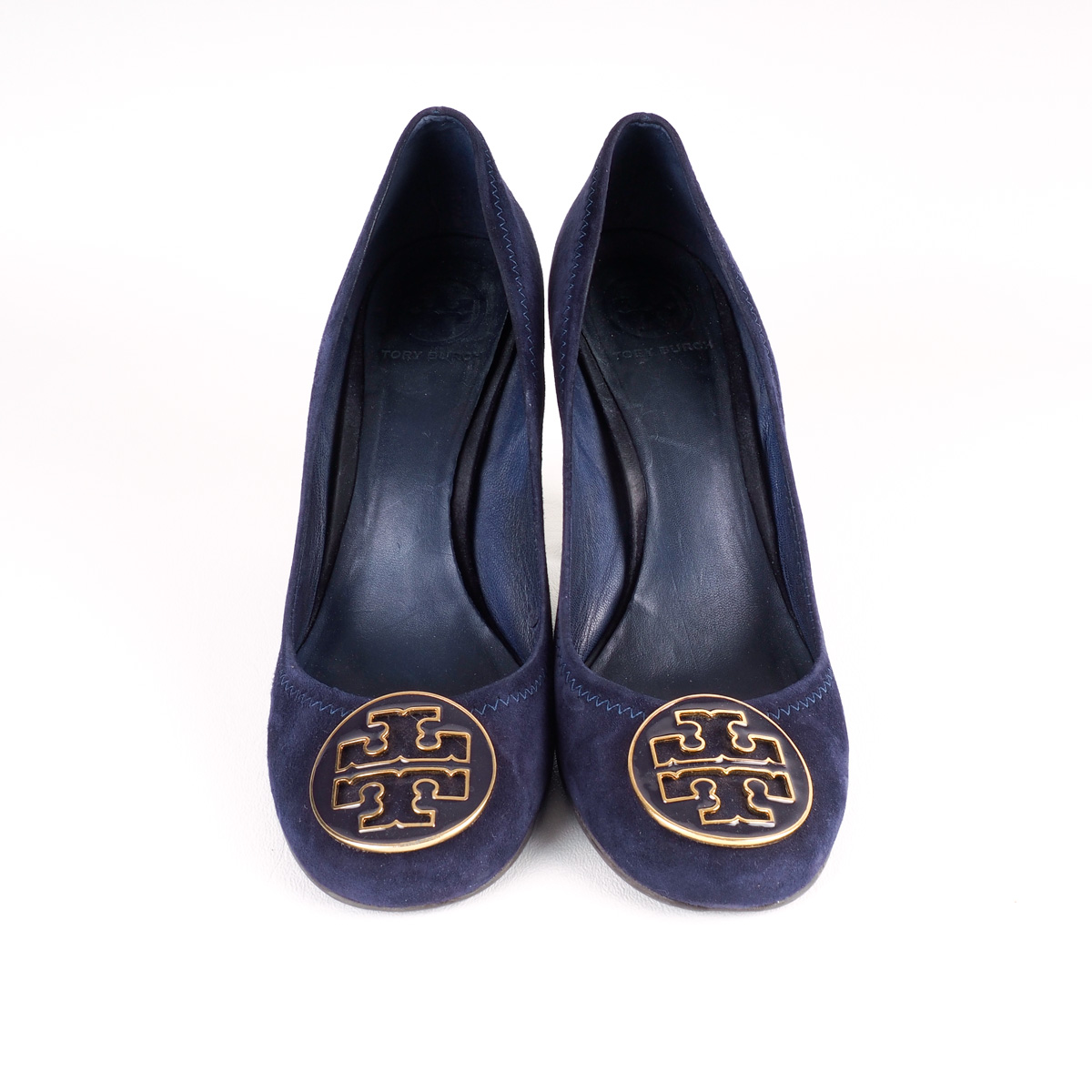 Tory Burch Blue Suede Pumps