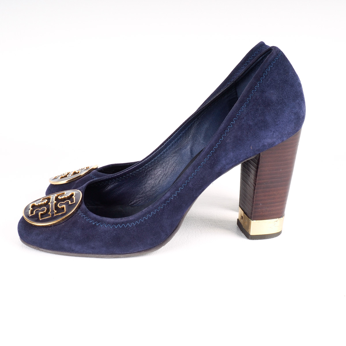 Tory Burch Blue Suede Pumps