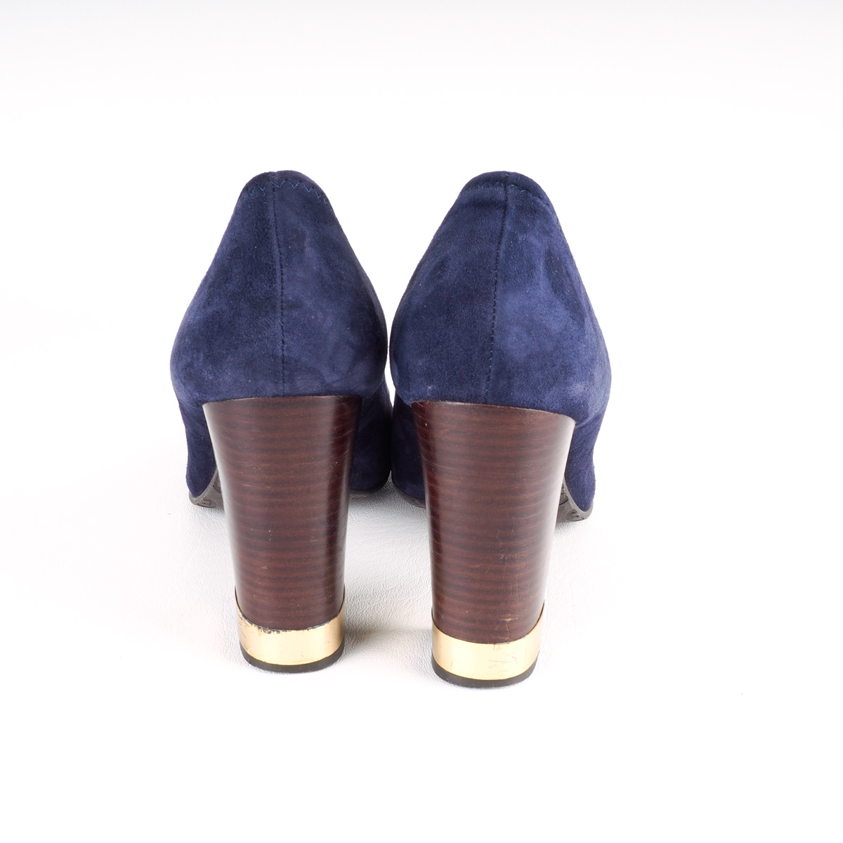Tory Burch Blue Suede Pumps
