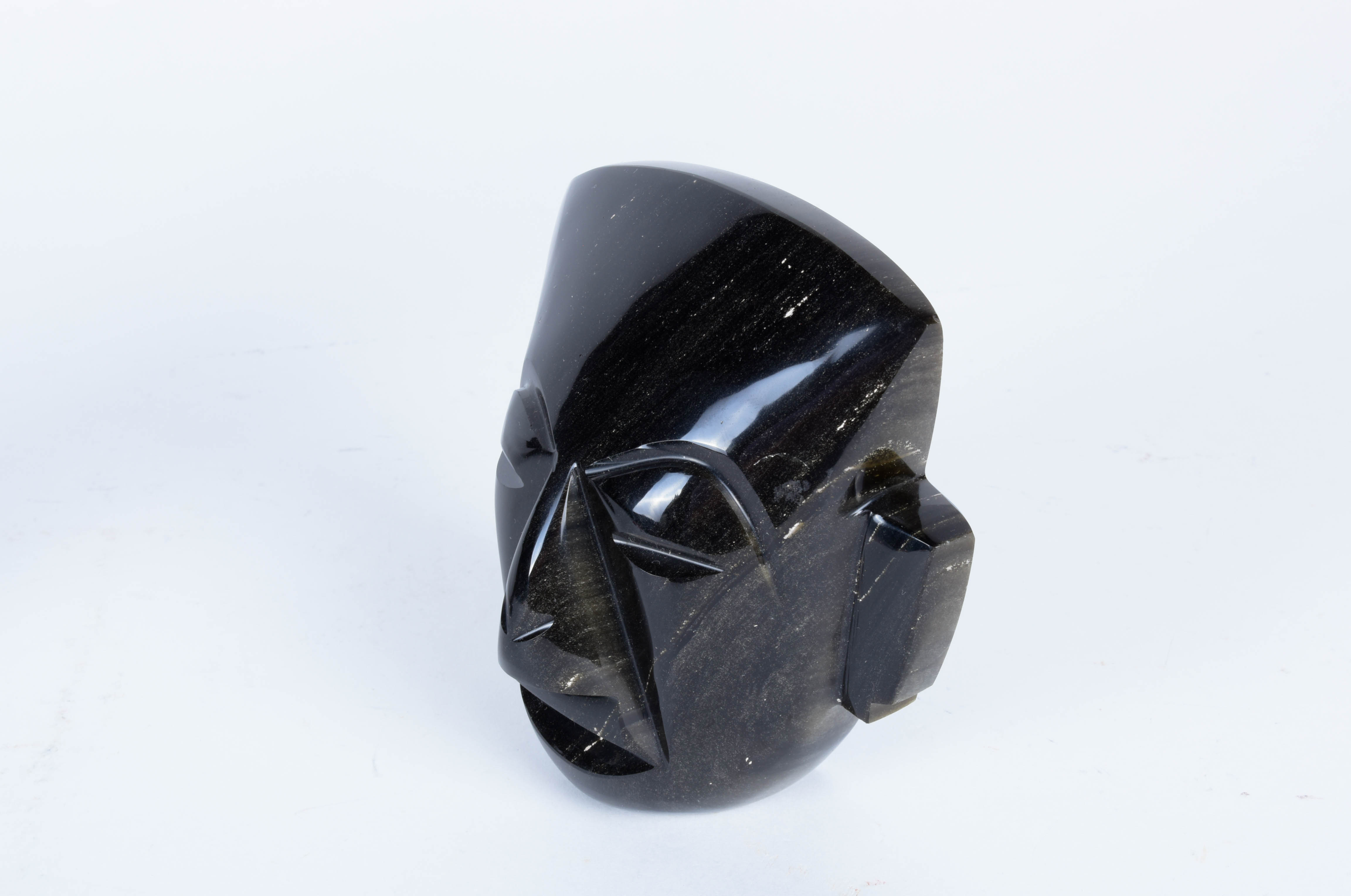 Three Carved Obsidian Sculptures