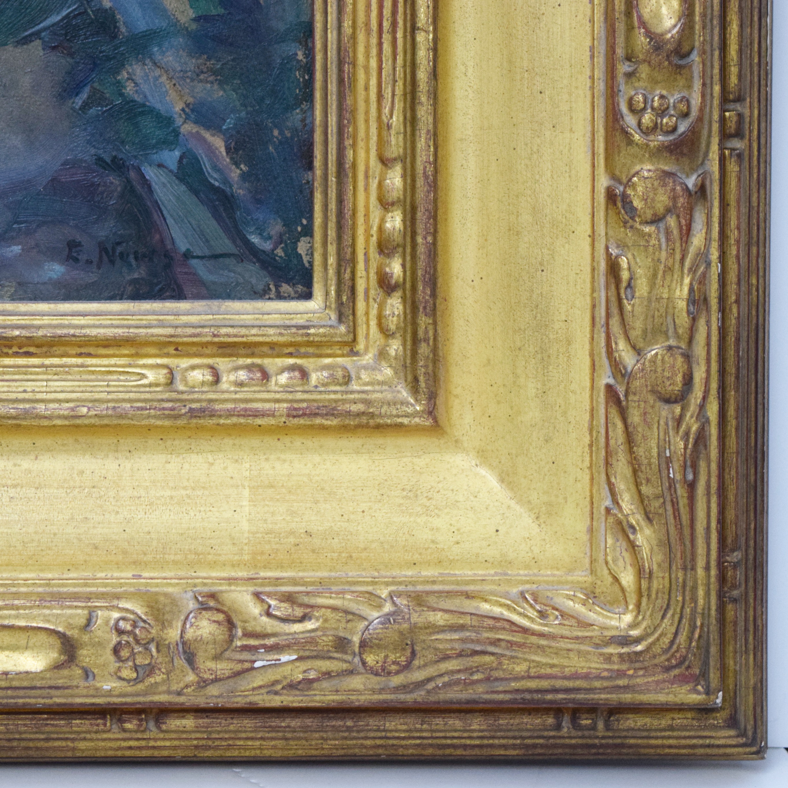 Elizabeth Nourse Oil on Canvas Painting "The Old Farmhouse"