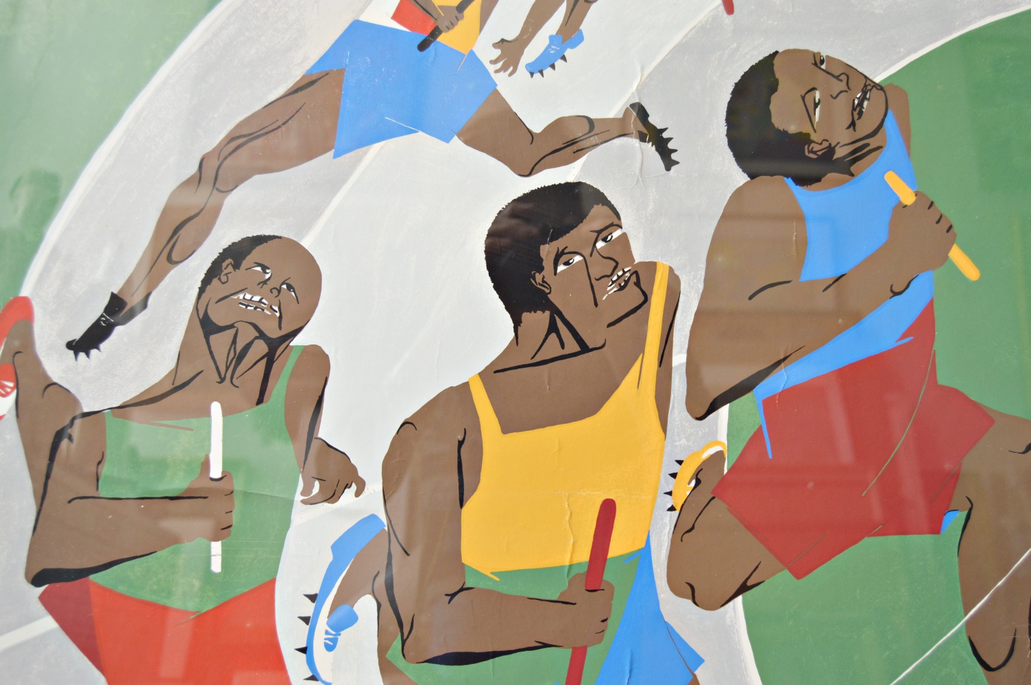 1972 Olympische Spiele München Poster by Jacob Lawrence