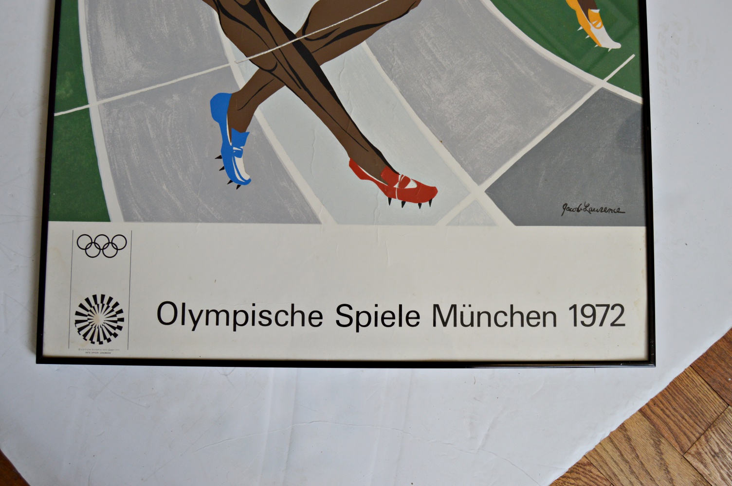 1972 Olympische Spiele München Poster by Jacob Lawrence