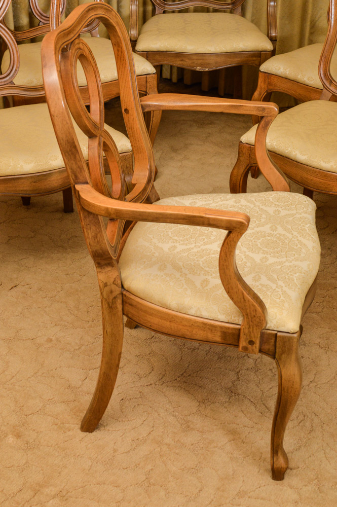 Set of Six Vintage Thomasville Dining Chairs