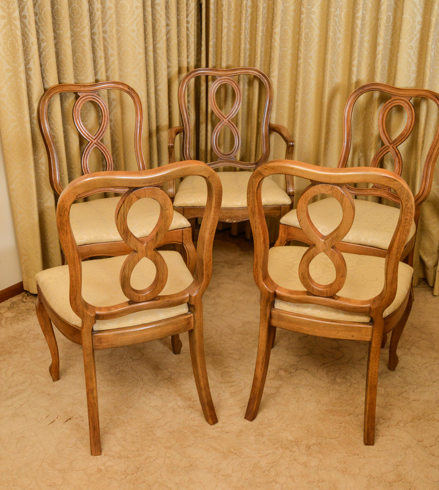 Set of Six Vintage Thomasville Dining Chairs