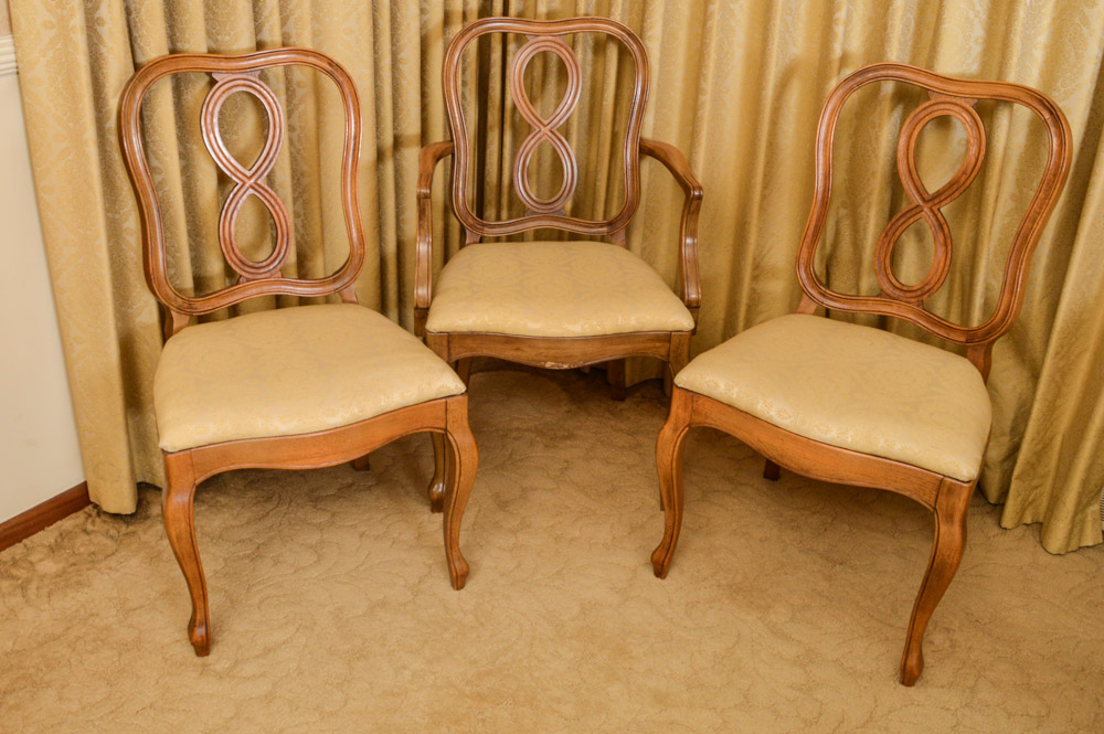 Set of Six Vintage Thomasville Dining Chairs